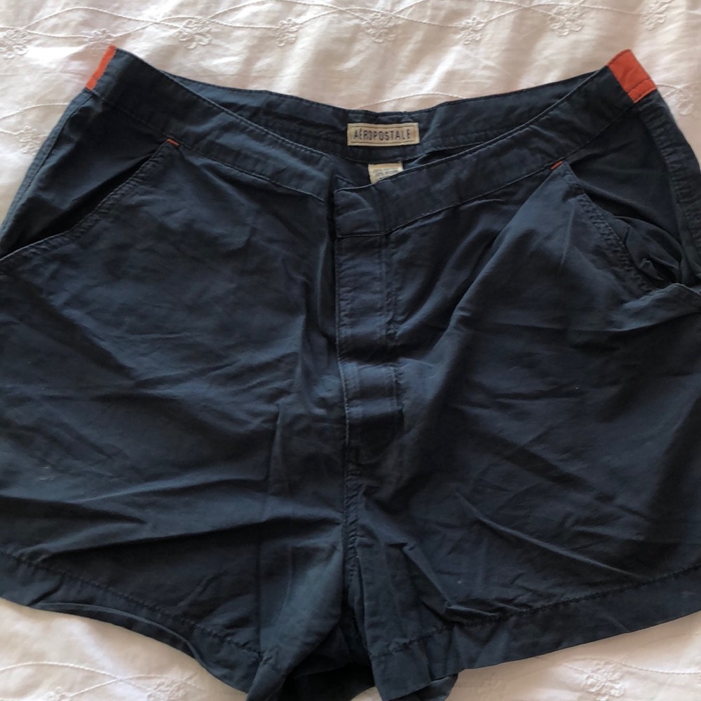 Sz 12 AEROPOSTALE SHORTY SHORTS VELCRO ZIP